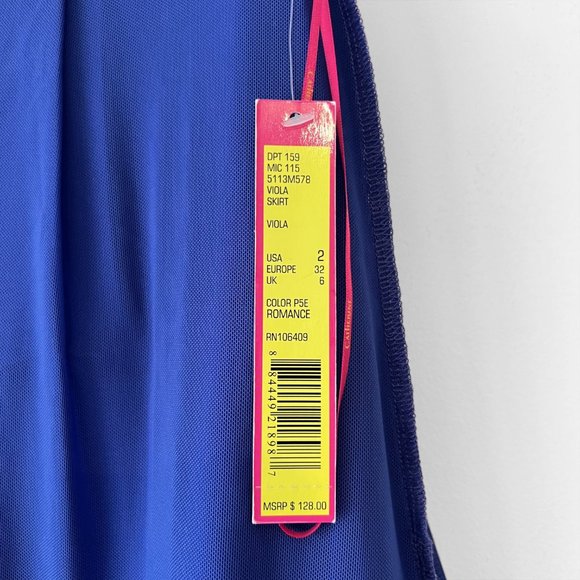 NEW! Catherine Malandrino  Viola Fit and Flare Jem Stone Skirt, Size 2 - Picture 13 of 16